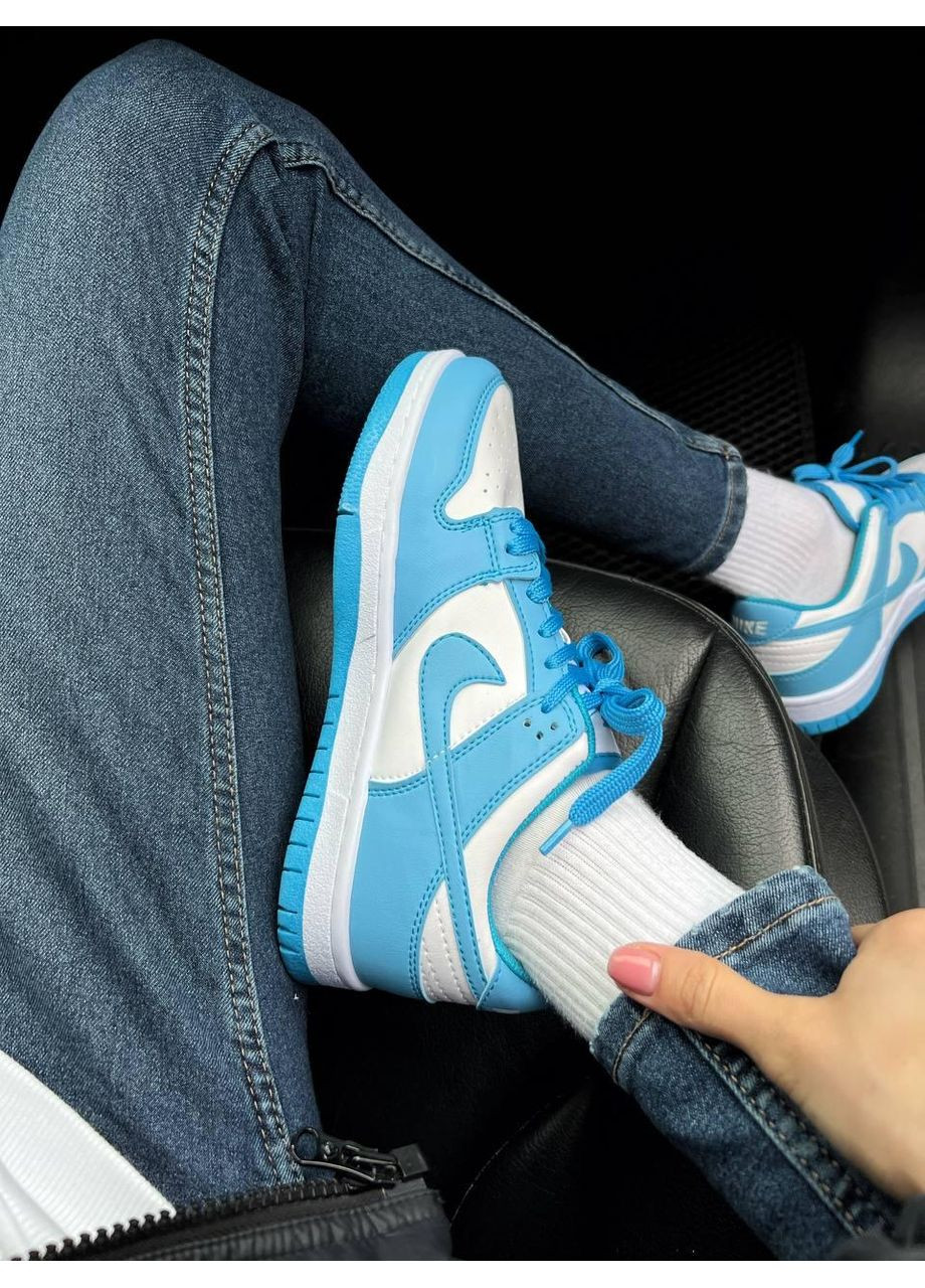 Білі Осінні кросівки чоловічі nike sb dunk blue white найк сб данк No Brand