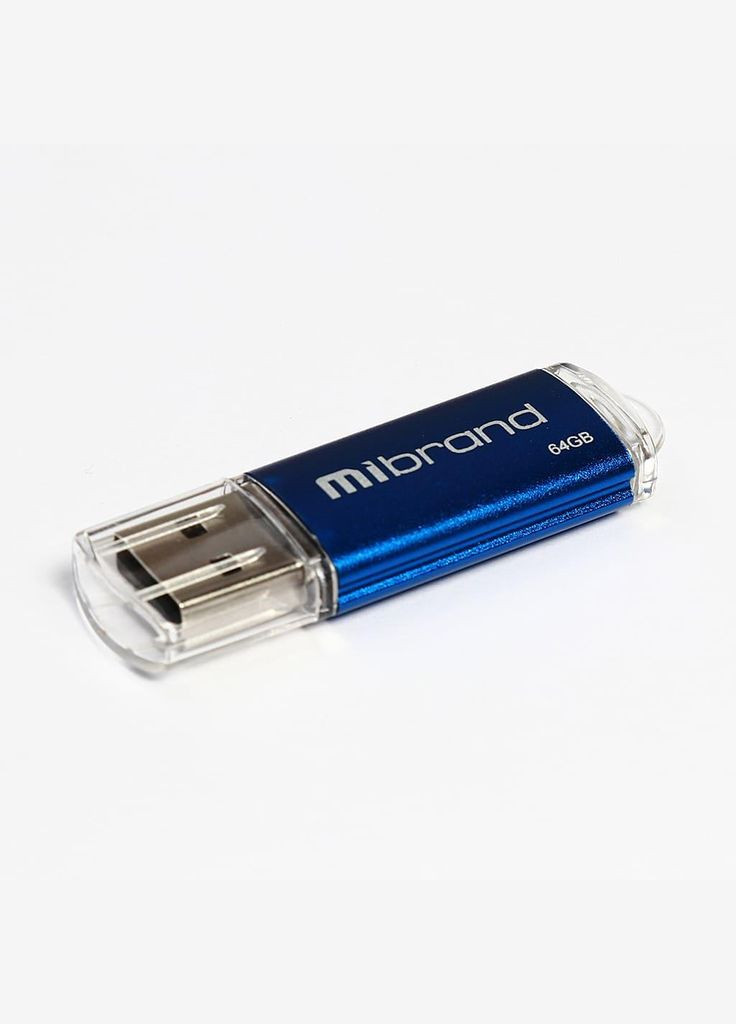 USB флеш накопичувач (MI2.0/CU64P1U) Mibrand 64gb cougar blue usb 2.0 (268142394)