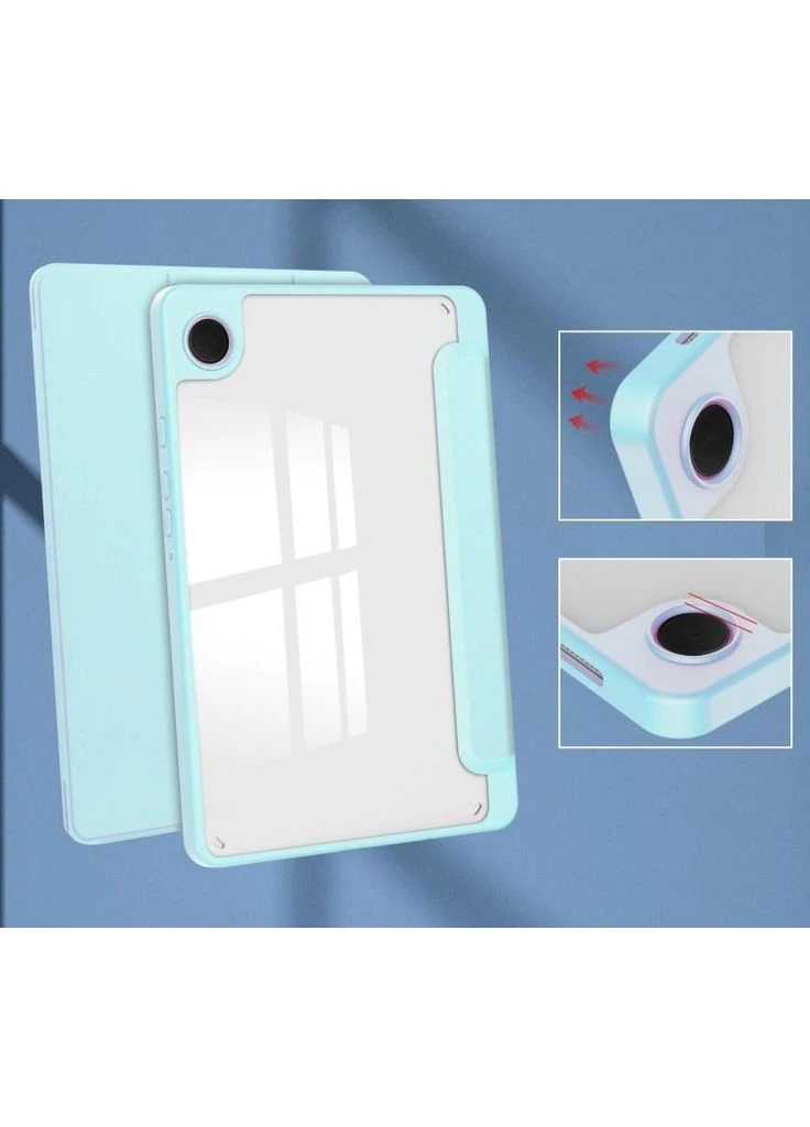 Чехол TPUCristal SlimTPU Spen holder для Samsung Galaxy Tab A9 8.7 X110 X115 Голубой No Brand (394038312)