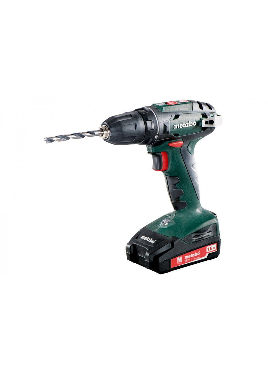 Аккумуляторная дрель-шуруповерт BS 18, 2 аккумуляторных блока Li-Power (18 В/1,5 Ач) (Кейс) 602207550 (5786) Metabo (295040389)