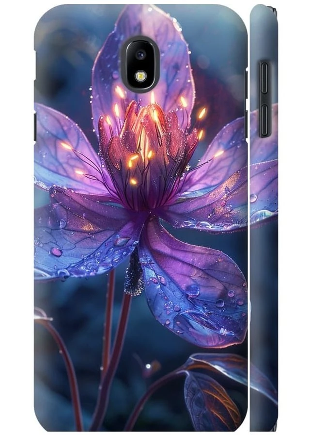3D пластиковый матовый чехол 'Магический цветок' для Samsung Galaxy J7 J730 (2017) Endorphone Samsung Galaxy J7 J730 (2017) (285109670)