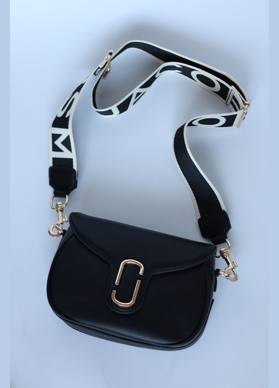 Жіноча сумка Marc Jacobs Saddle black (gold) lux женская сумка, сумка Марк Джейкобс чорного кольору No Brand (307925680)