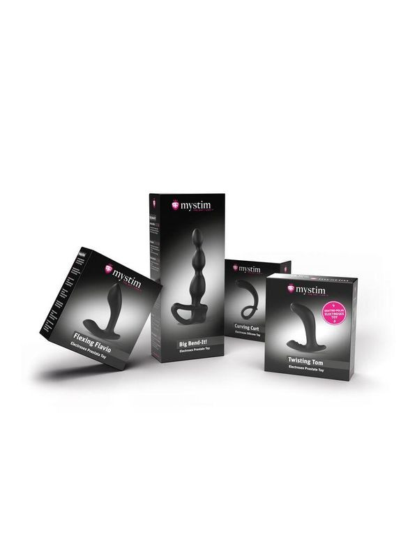 Масажер простати Mystim Twisting Tom з моделюванням форми для електростимулятора, діаметр 3,7 см No Brand (366877795)