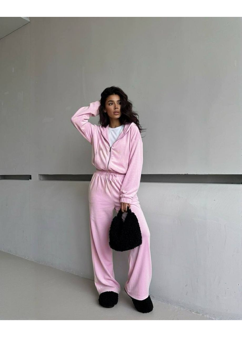 Велюровий костюм з кофтою та штанами Adelante (361676377)
