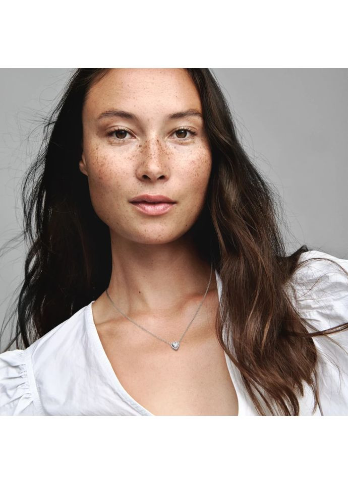 Срібне намисто Пандора "Щирі почуття" 398425C01 Kabluchka (355462731)