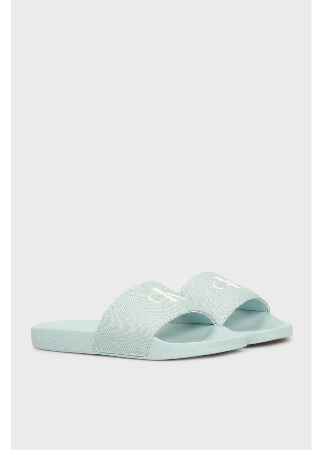 Тапочки Slide Monogram Turquoise YW0YW01835-TGW Calvin Klein (398065358)