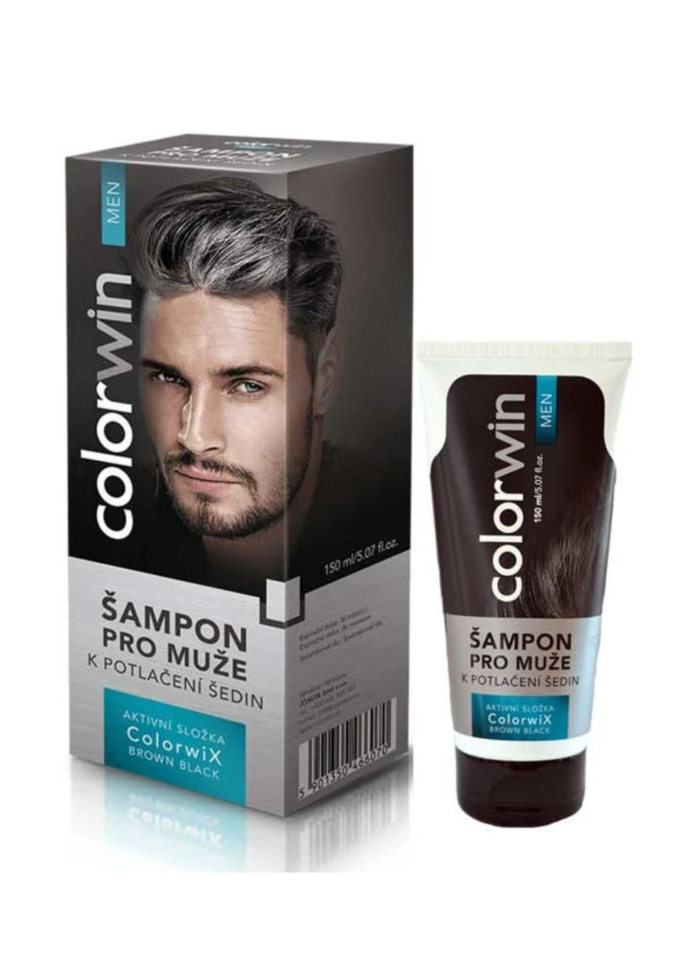 Шампунь Men для уменьшения седины волос, 150 мл Colorwin (322471197)