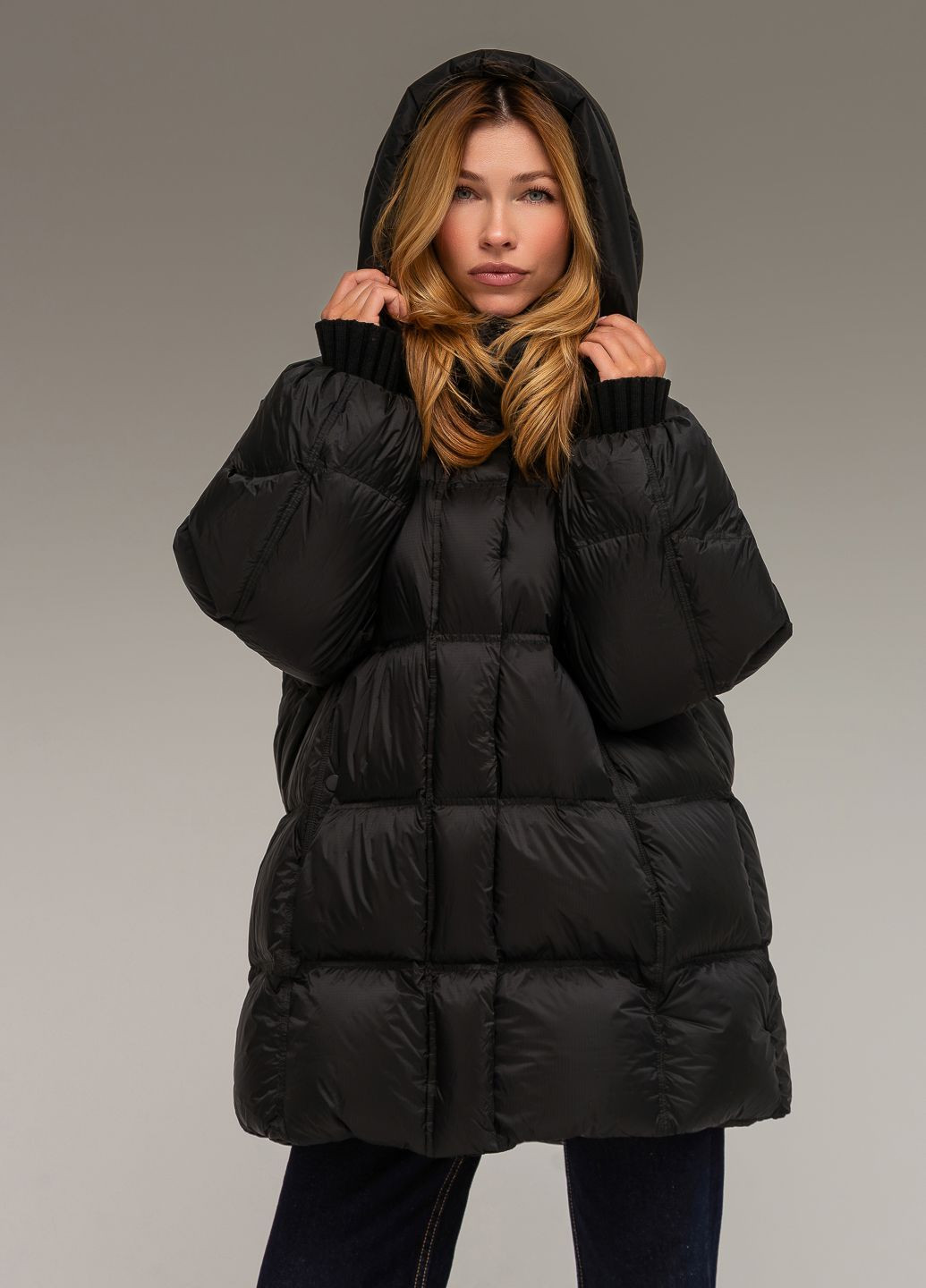 Чорний зимній Пуховик Yimosis