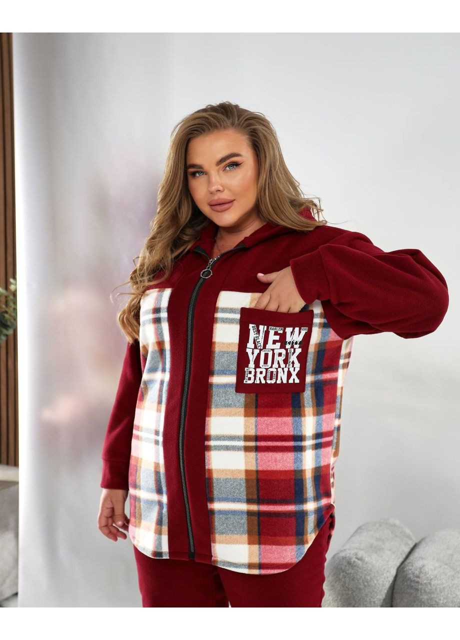 Стильный прогулочный костюм из флиса — ЗАМЕР В ОПИСАНИИ Vione (370655061)