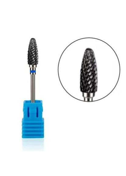 Фреза для маникюра твердосплавная "кукурузная" - синяя No Brand (296666250)