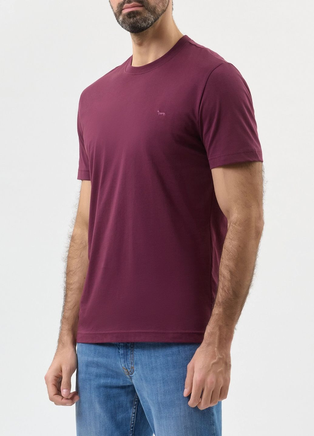 Бордова футболка Harmont & Blaine