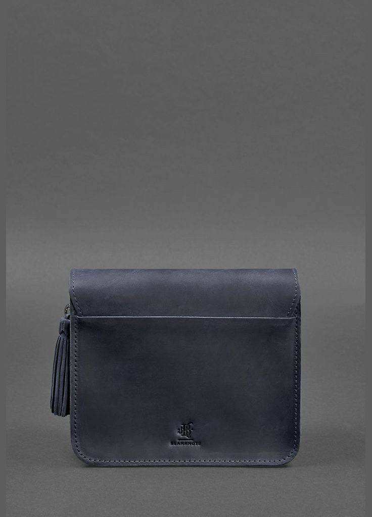 Шкіряна жіноча бохо-сумка Лілу синя Crazy Horse (A-026137) BlankNote кросс-боди (327874287)