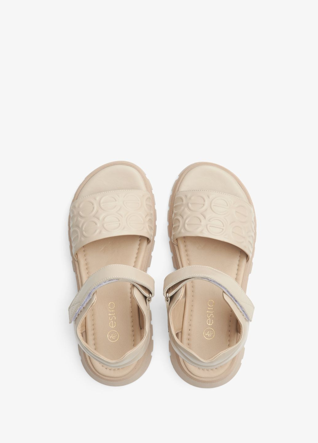 сандалии, цвет бежевый Estro