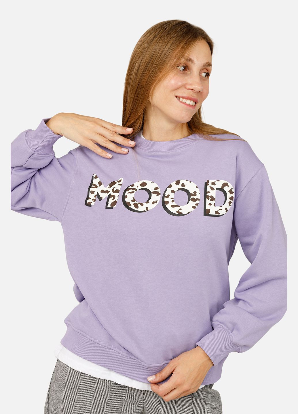 Ліловий жіночий світшот колір ліловий цб-00262505 Yuki (309151129)