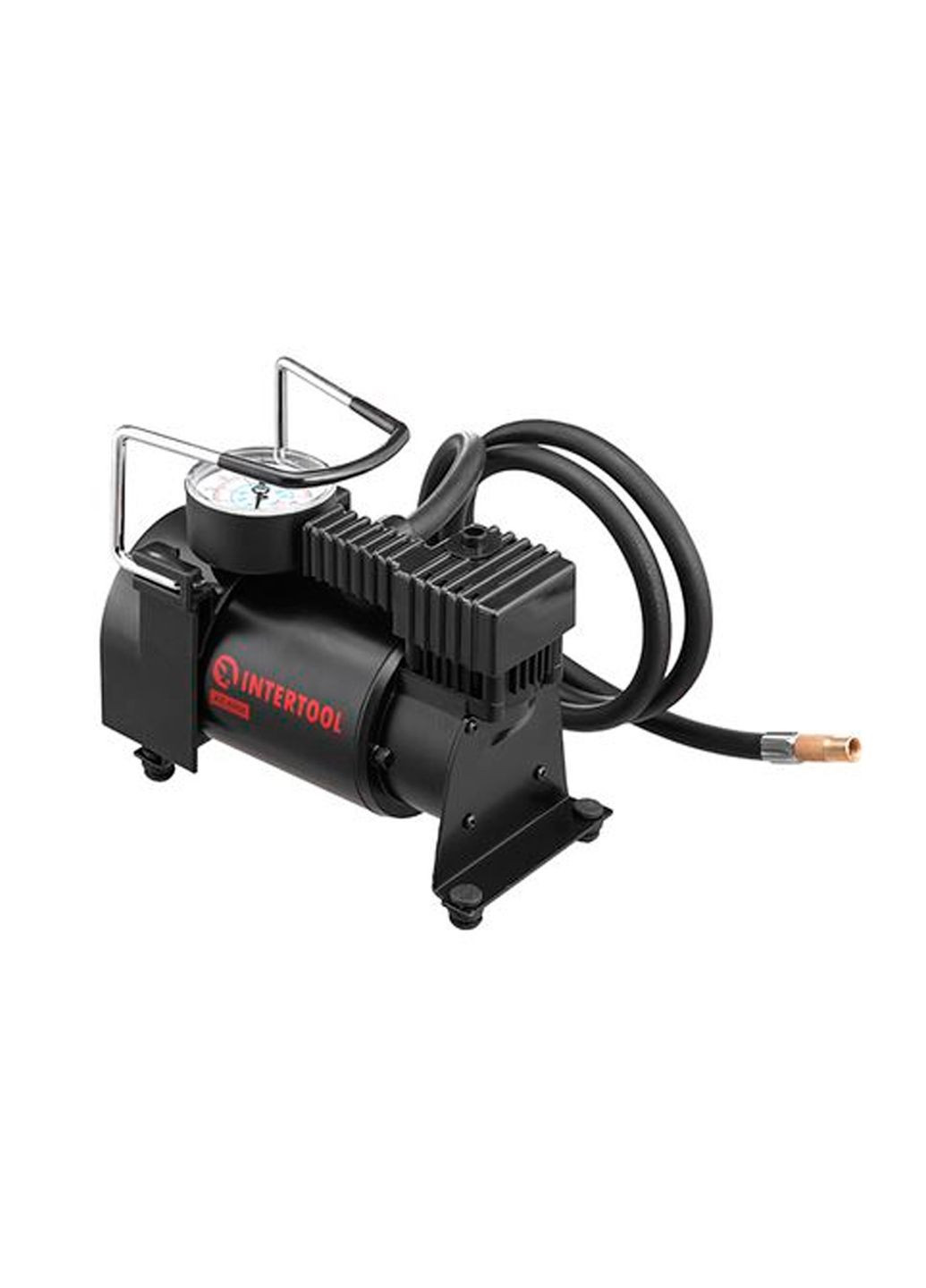 Компресор автомобільний 7бар x 37 л/хв одноциліндровий Intertool (368679075)