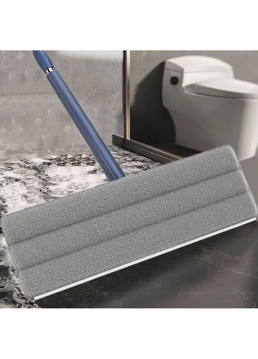 Швабра з віджимом плоска поворотна на 360° з мікрофіброю для горизонтальних та вертикальних поверхонь (Y194) No Brand (360867152)