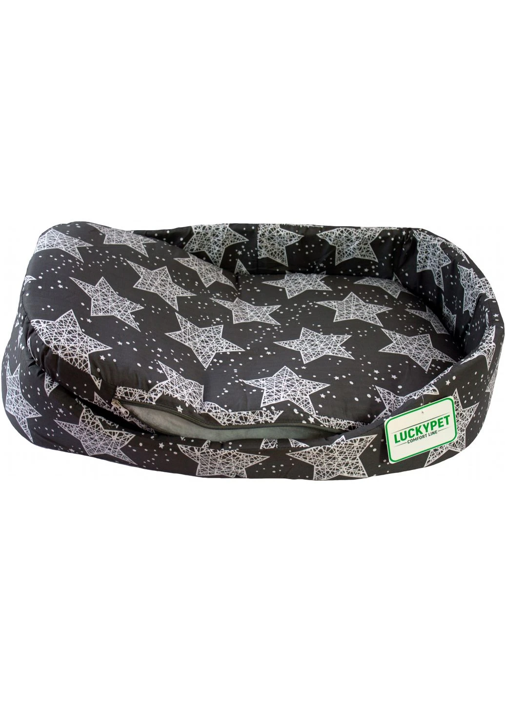 Лежак для собак і кішок №3 Макс 42x56x13 см Сірий (4820224210810) Lucky Pet (279562929)