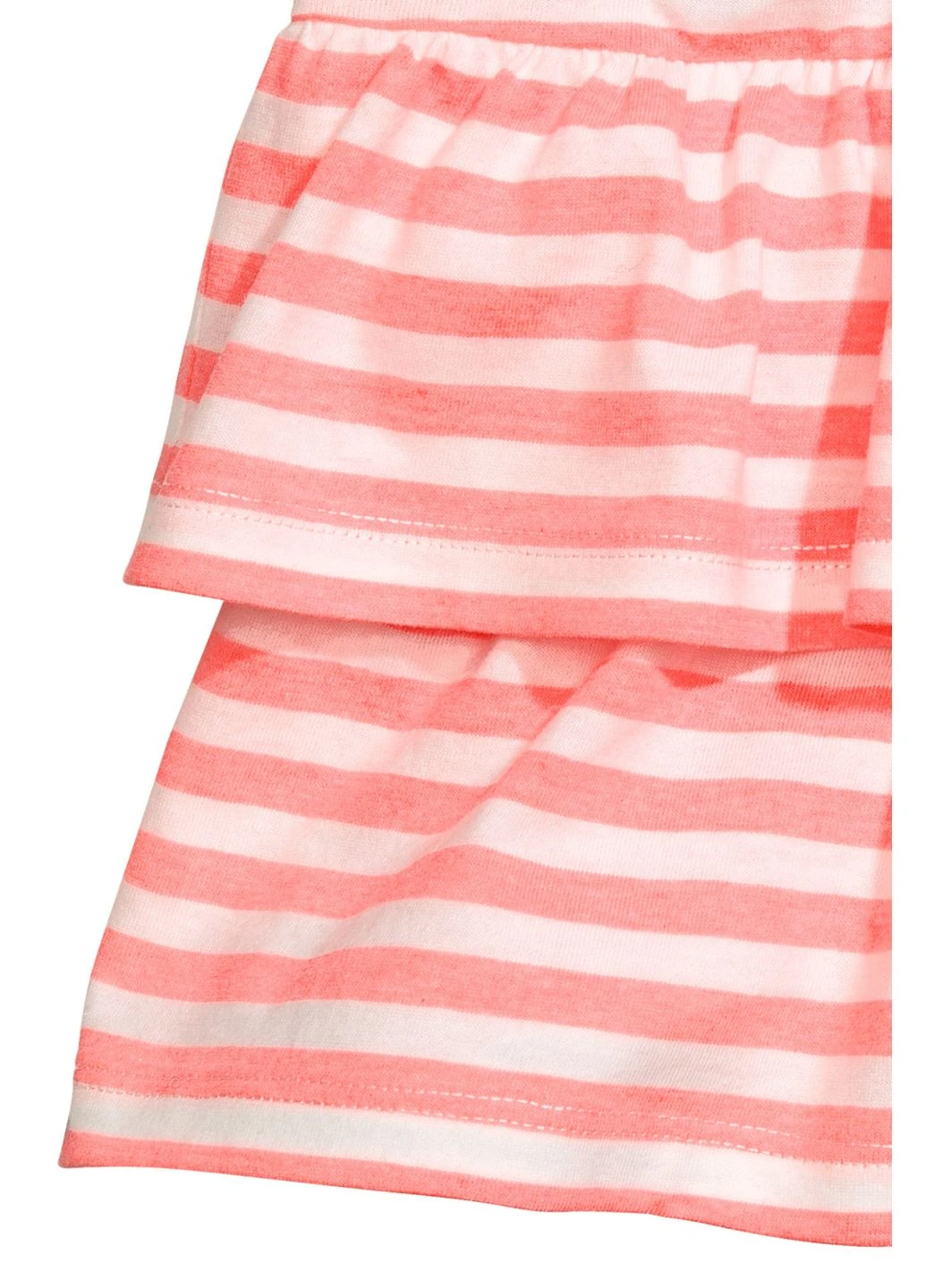 Спідниця літо,білий в коралову смужку, H&M (346472727)