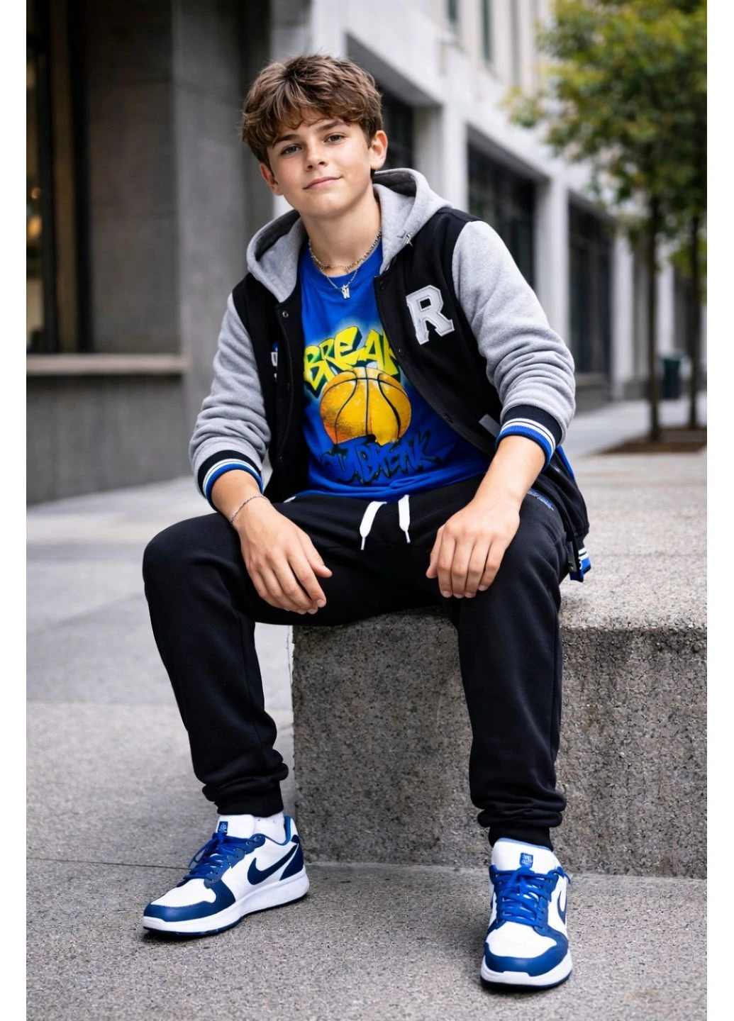 Спортивный костюм + футболка для мальчика, стиль casual street Dola Elvin (389068199)