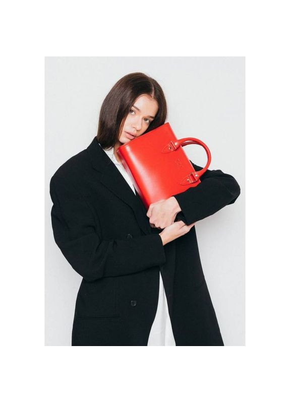 Сумка жіноча шкіряна через плече Fancy червона The Wings (302008459)