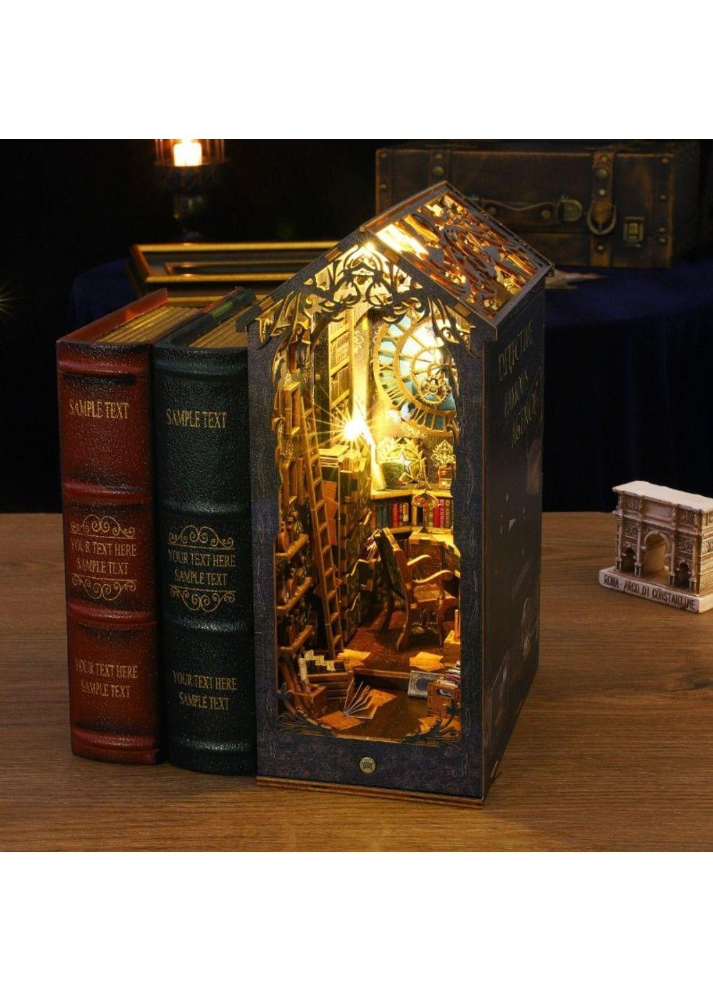 Музикальний Букнук diy Bookend Детективна Агенція No Brand (302519677)