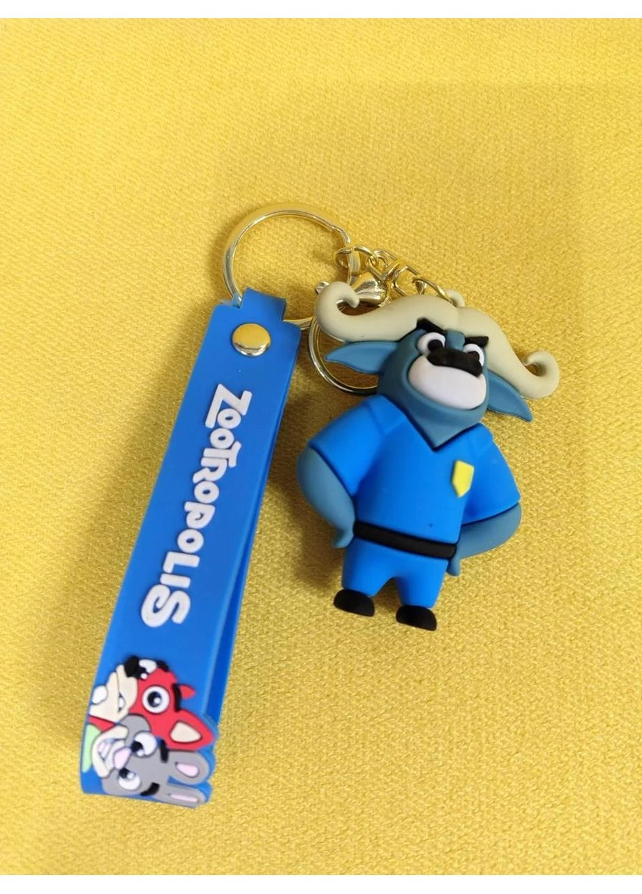 Гумовий брелок «Звірополіс» (Zootopia) з яскравою стрічкою No Brand (395318978)