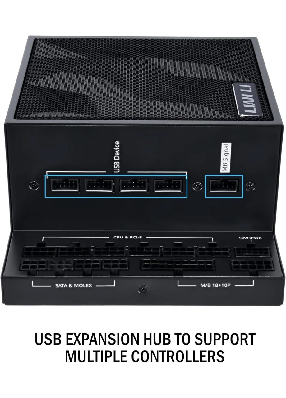 Блок живлення EDGE1000, 80 Plus Platinum, Чорний, EU Cord (G9P.EG1000.BE00.EU) Lian Li (396717651)