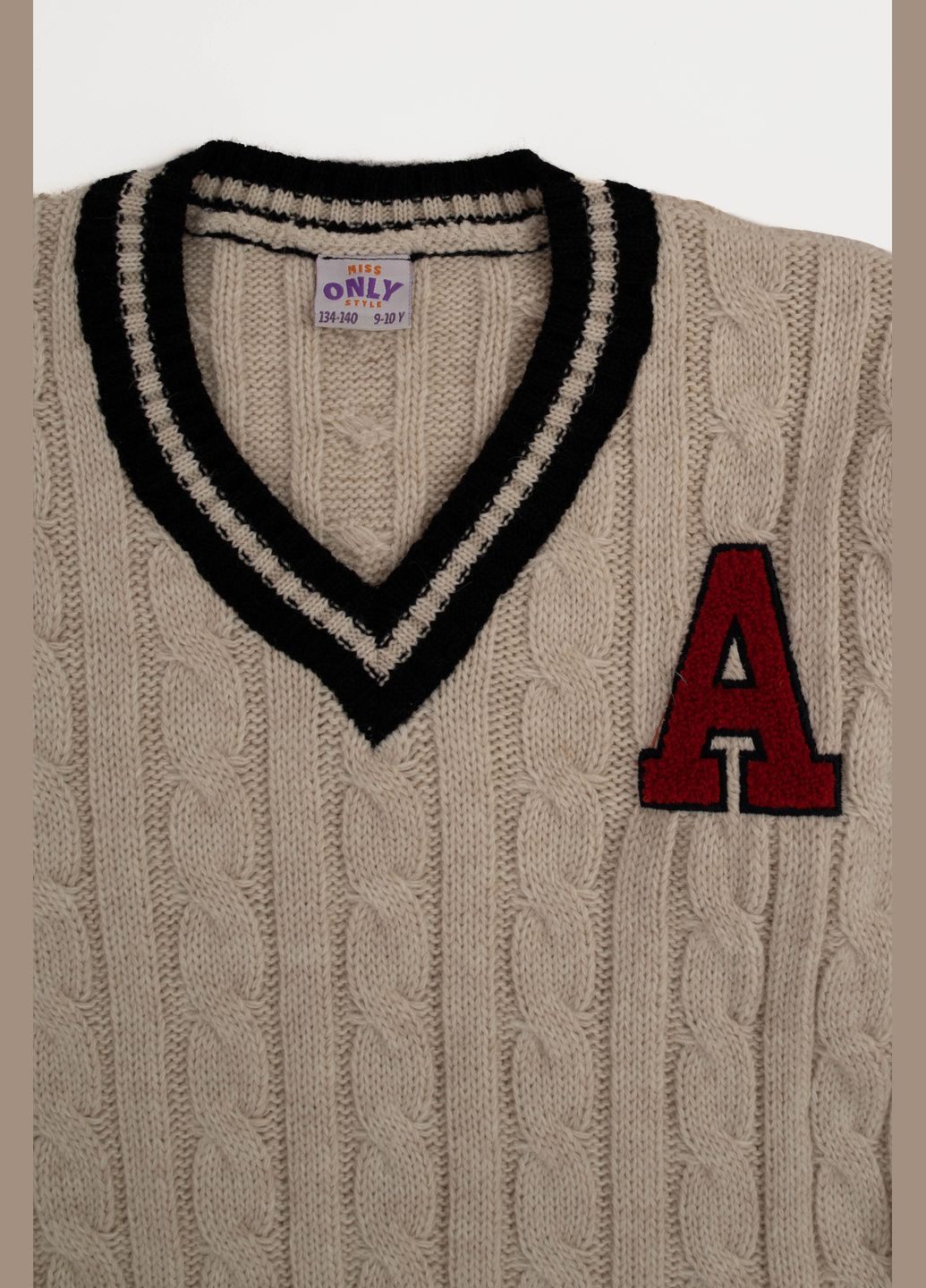 Джемпер для девочки цвет бежевый CB-00229417 Only (316226357)