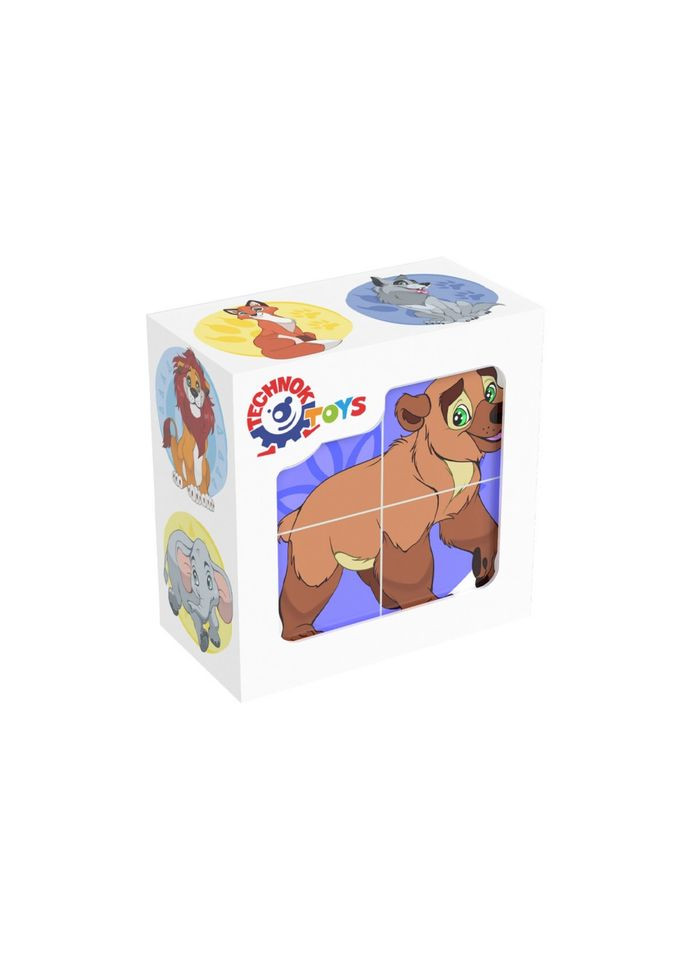 Развивающие кубики "Дикие животные" 1820TXK ТехноК (369754640)