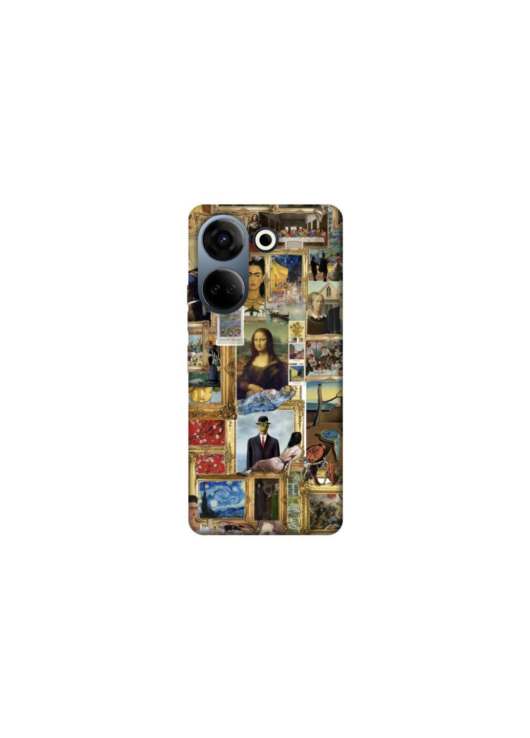 Чехол на TECNO Camon 20 Pro (CK7n) Art collage ver.9 Frontalka (375714307)