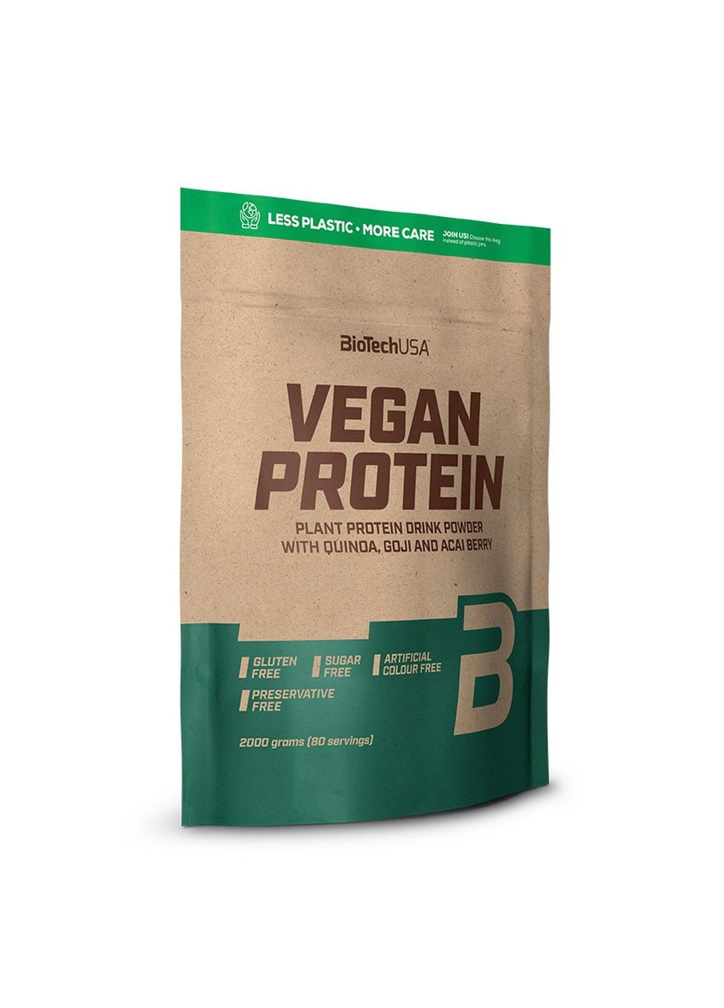 Протеїн Vegan Protein, 2 кг Ванільне печиво Biotech (293341459)