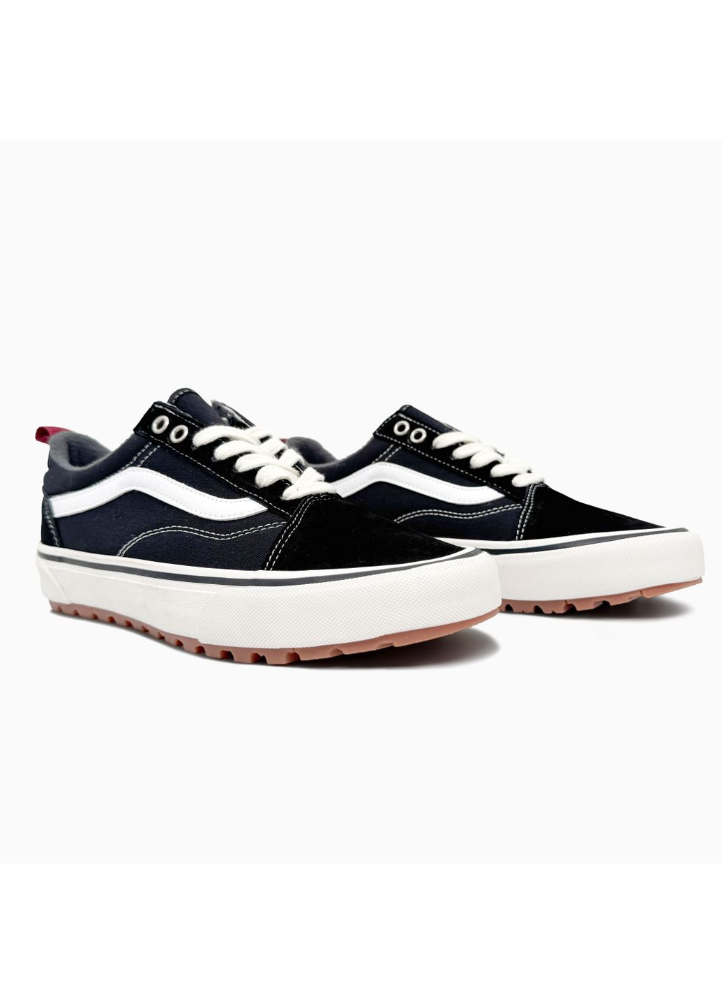 Чорні Осінні кеди чоловічі vans old skool mte-1 black / white ванс олд скул No Brand