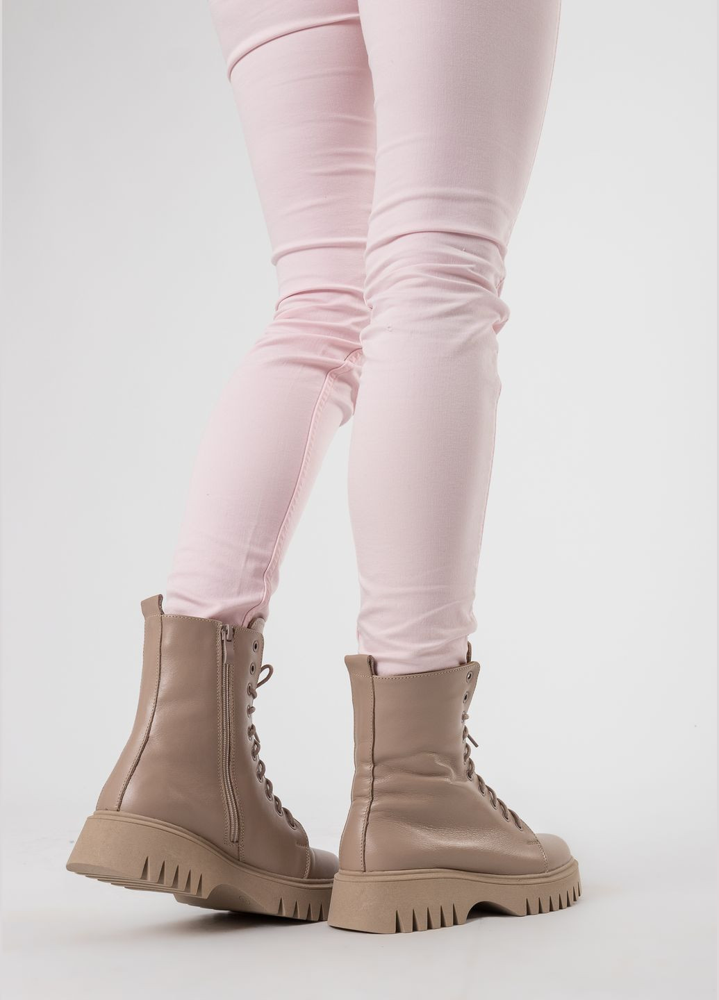 Бежеві зимня черевики (1174цпа) Zlett