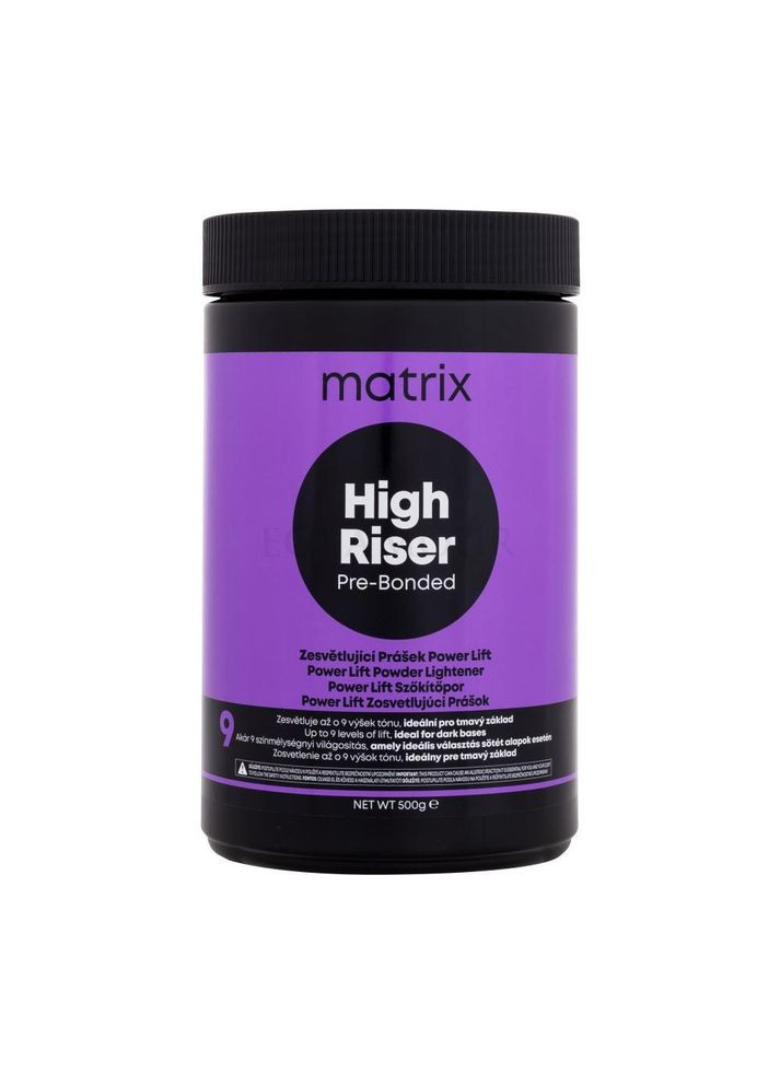 Пудра с технологией Пре-Бондед для всех обесцвечивающих техник 9+ Light Master HIGH RISER, 500г Matrix (339051732)