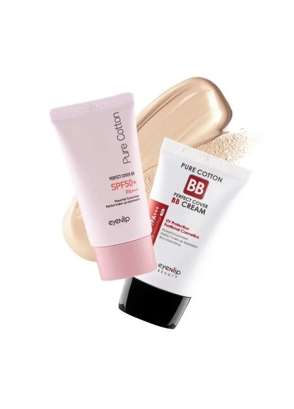 Увлажняющий крем ББ с гиалуроновой кислотой Pure Cotton Perfect Cover BB Cream SPF50+/PA+++ No21 Eyenlip (358500197)