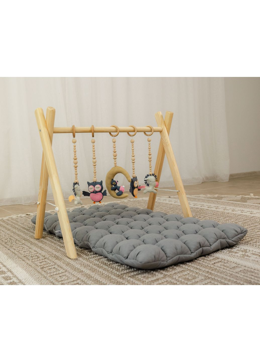 Мобіль дитячий підлоговий Бебі Джим XRMASTER Солодкі сни з сірим матрациком No Brand (350313824)