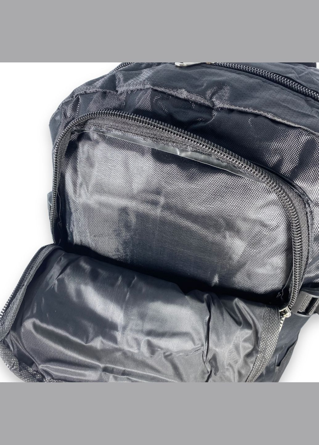 Рюкзак туристичний з розширенням, 35 л, один відділ, 3 фронтальні кишені, розмір: 50(62)*35*17 см, чорний Yunongyizu (286421454)