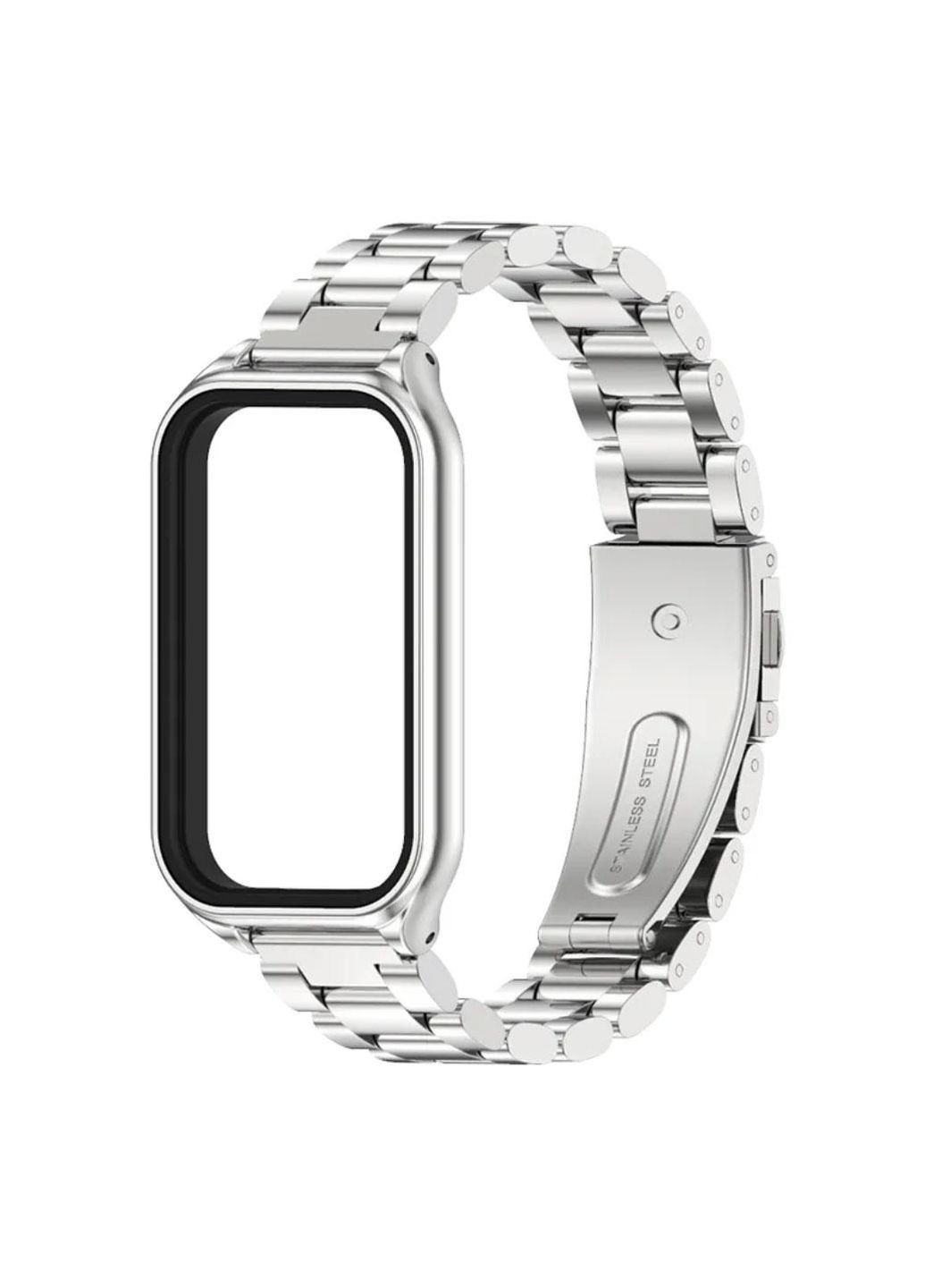 Металлический ремешок для фитнес браслета Xiaomi Redmi Smart Band 2 - Silver MiJobs (266914424)