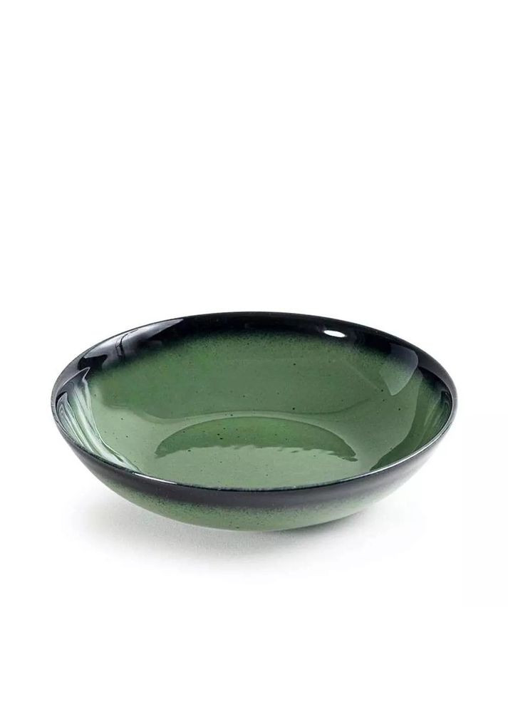 Тарілка порцелянова глибока Vital Coupe 21см 850 мл splash edge green AVCARN224012001 Тарілка сервірувальна Ariane (309161027)