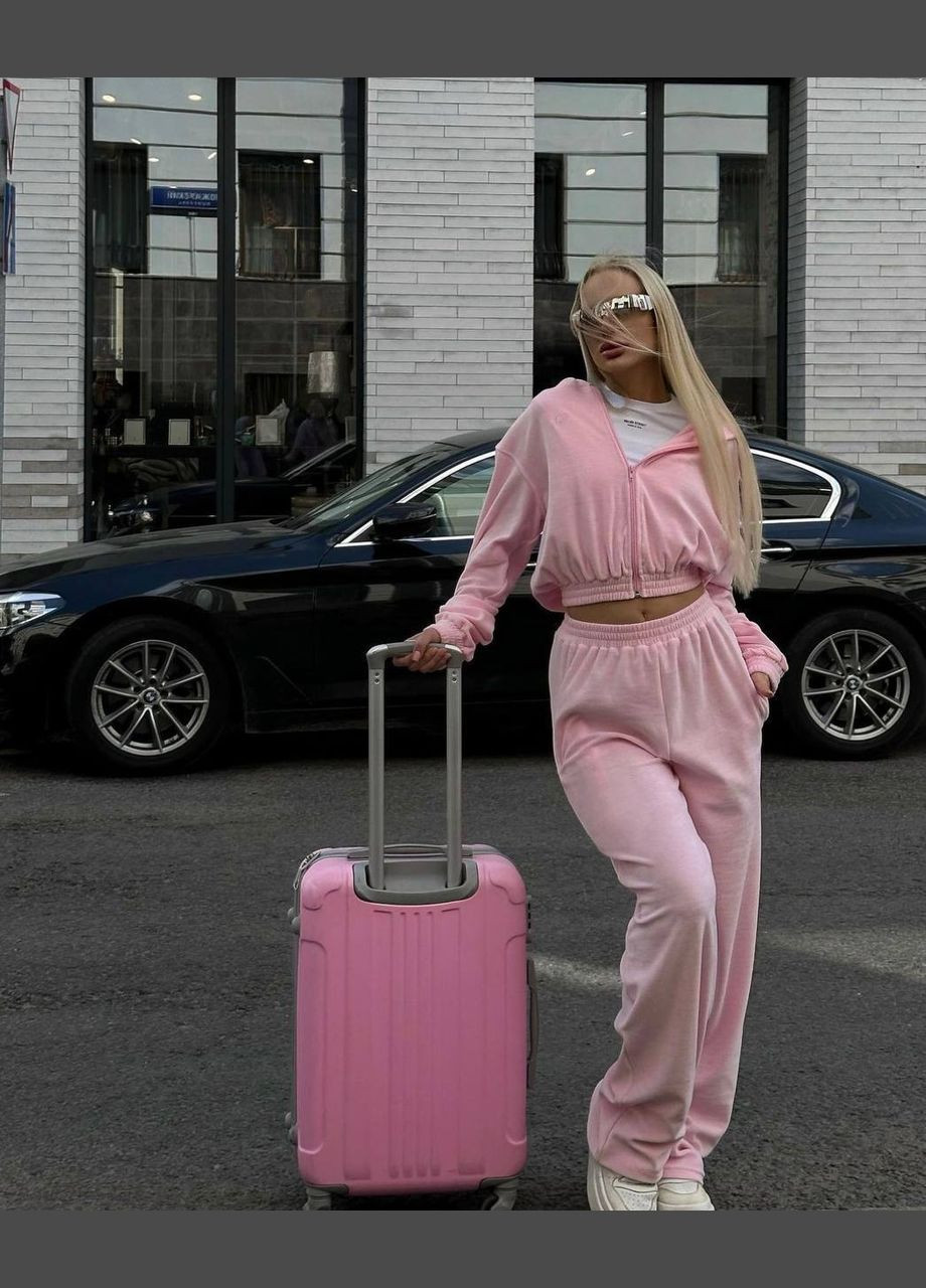 Жіночий велюровий костюм з кофтою та штанами Adelante (342327878)