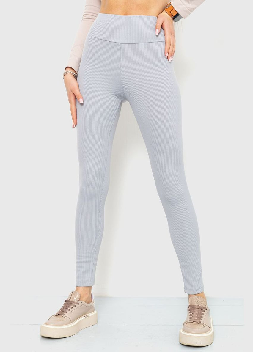 Лосини жіночі в рубчик на флісі, колір темно-зелений, Ager (266815319)