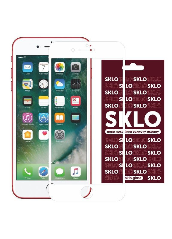 Захисне скло 3D для Apple iPhone 7 plus / 8 plus (5.5") SKLO (334297577)