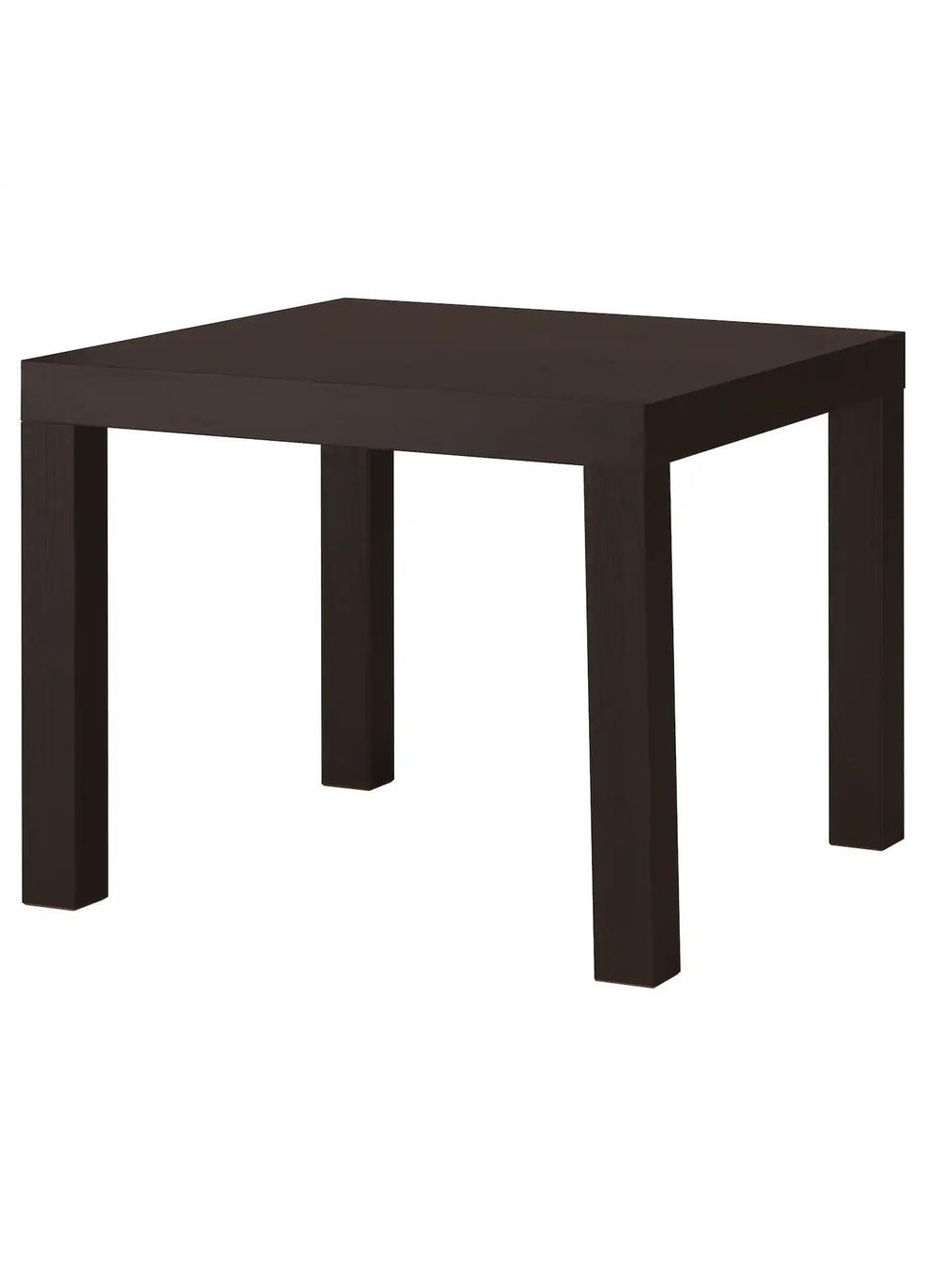Стіл ІКЕА LACK 55х55 см Чорнокоричневий (80104268) IKEA (267901079)