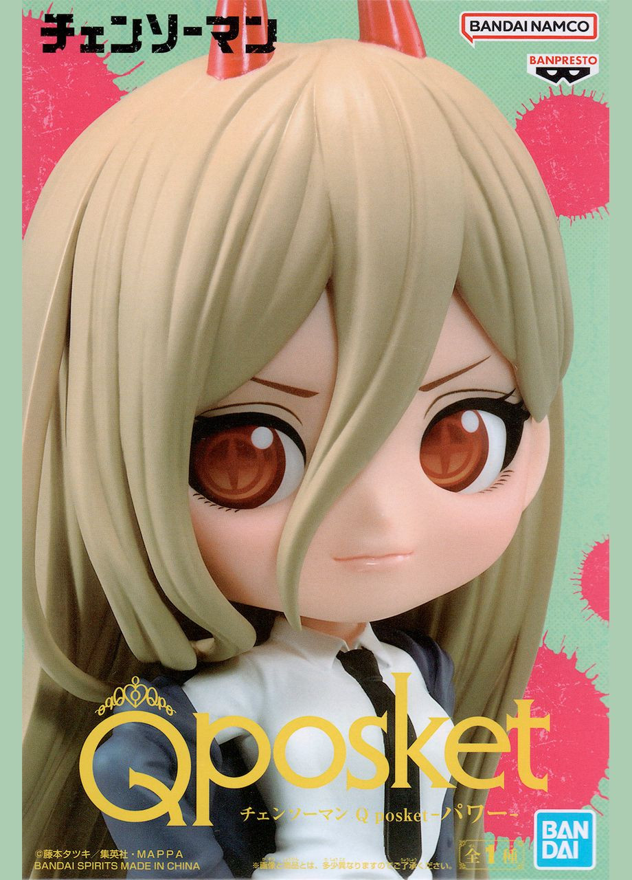 Фигурка Q Posket Человек-бензопила Павер Chainsaw man 15 см WST CM P Power (317274453)