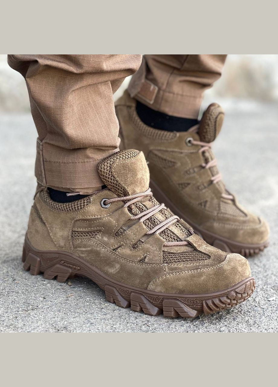 Військові Тактичні Кросівки Літні. 36-50р Койот. Натуральна шкіра! MBLM-1044 No Brand (301148256)