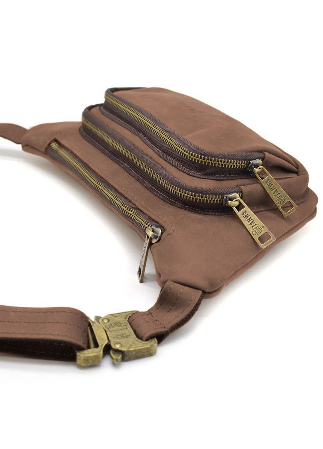 Мужская кожаная сумка на пояс 14х29х5 см TARWA (315873692)