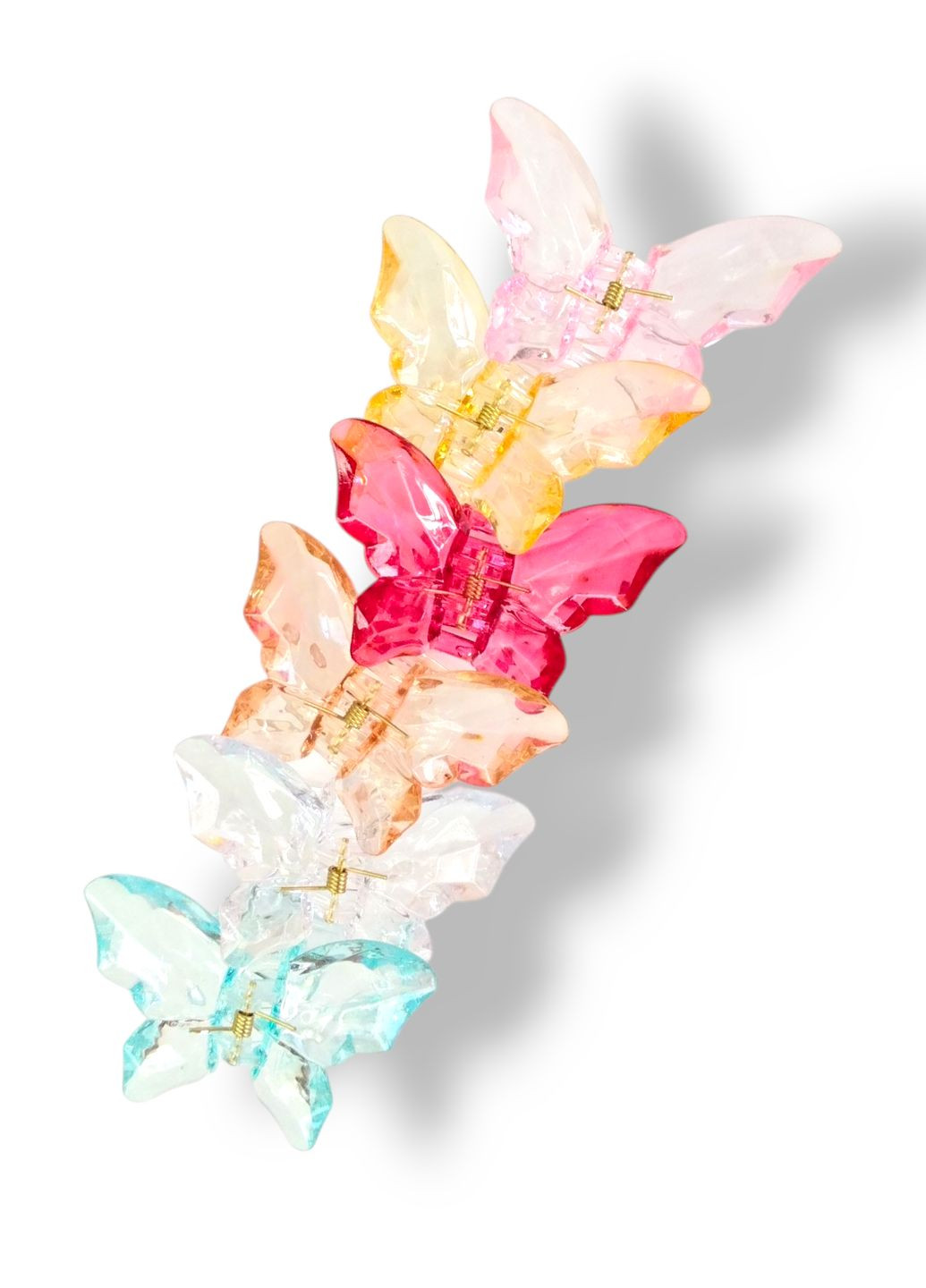 Краб для волосся " Метелик" прозорий No Brand (342323447)