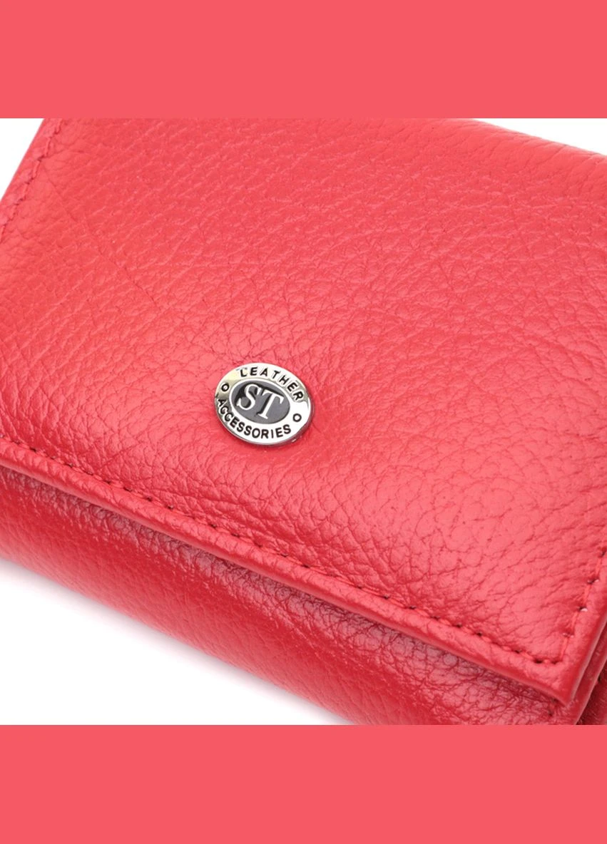Компактное женское портмоне с монетницей из натуральной кожи 22729 st leather (298568796)
