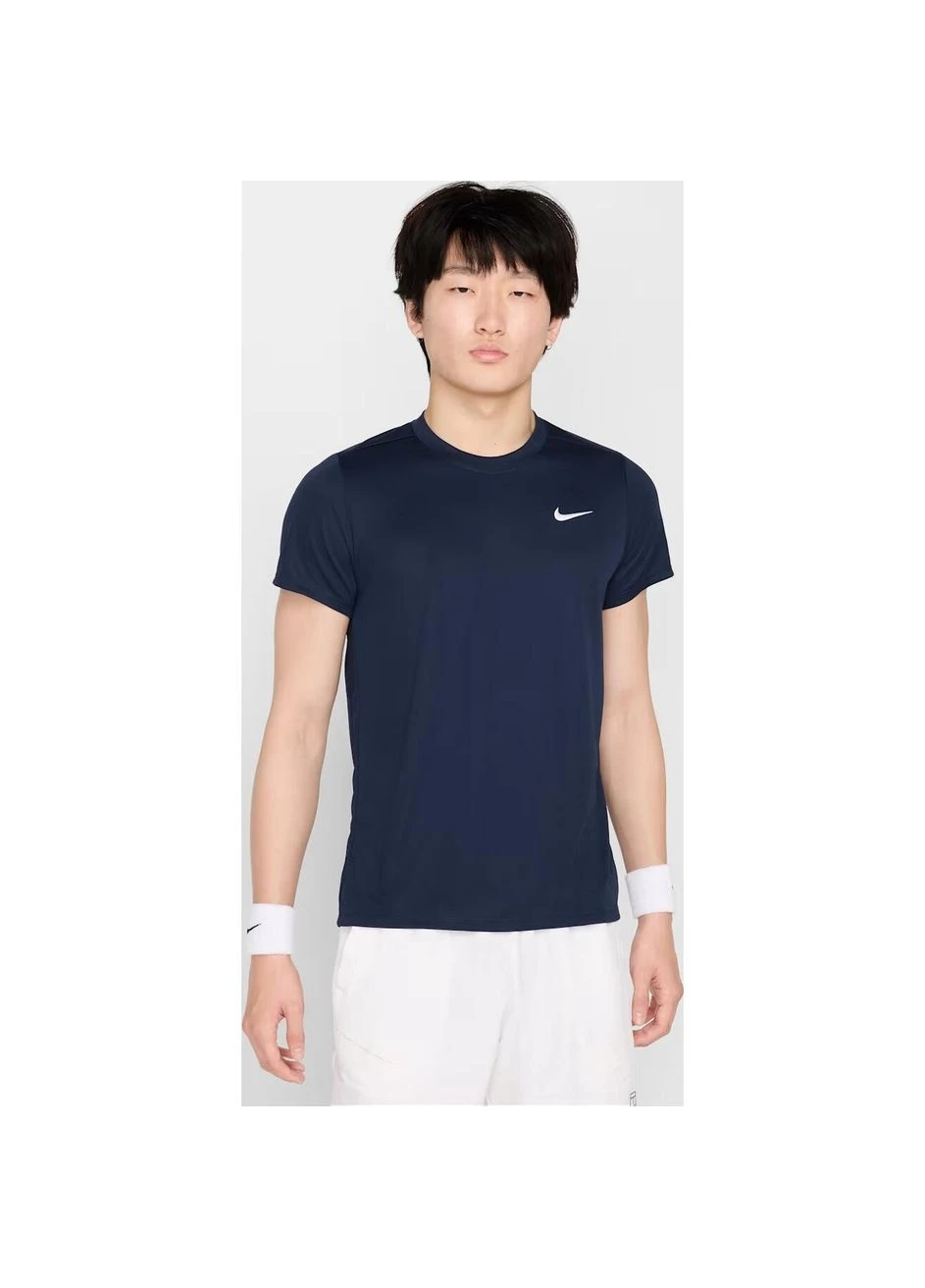 Футболка для тенниса темно-синяя FZ6921-451 Nike COURT VICTORY DRI-FIT (401821600)