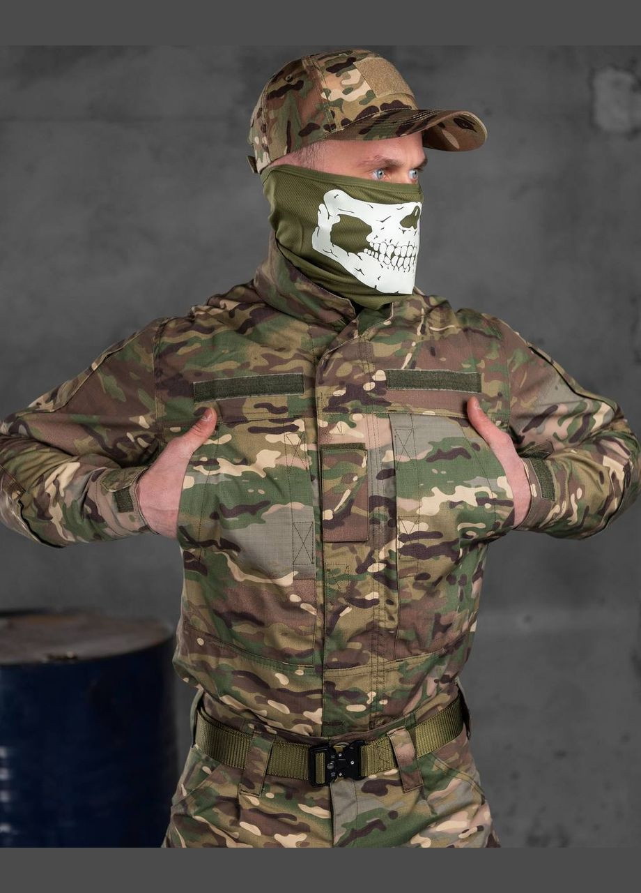 Тактический уставной костюм 3в1 с кепкой мультикам No Brand